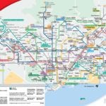 Схема метро Барселоны