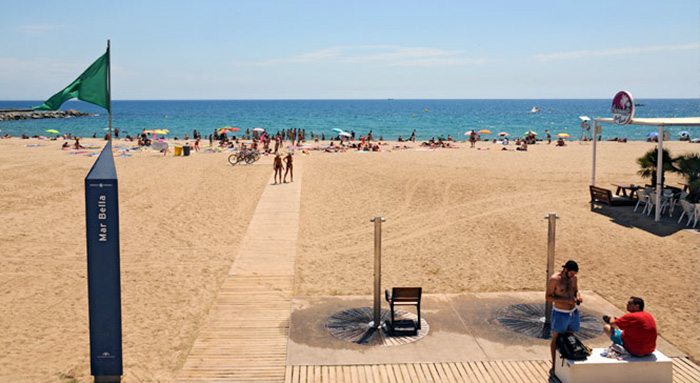 Пляж Mar Bella - Барселона